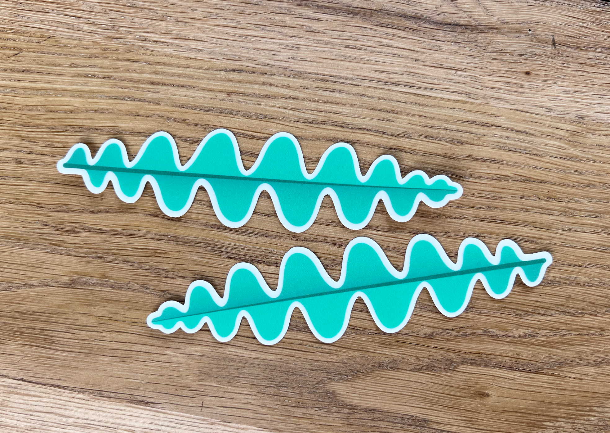 Vinyl Fishbone Cactus Stickers (x 2) – tylermossop